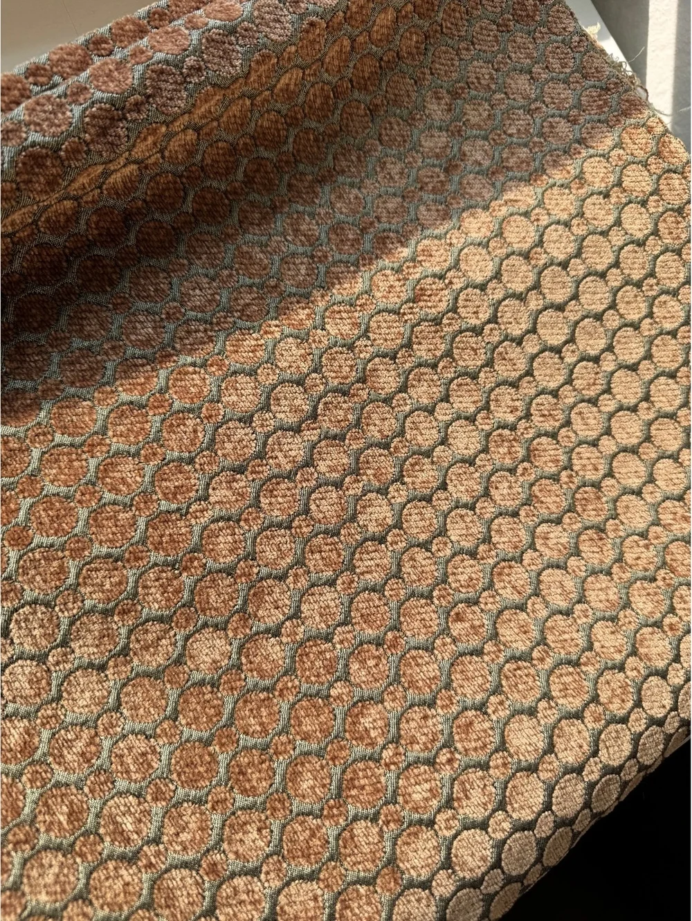 Upholstery Fabric Remnant 56” x 66” Reversible Textured Chenille